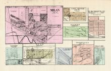 Milan, Fosters, Scio, Lima Center, Dixboro, Rawsonville, Superior, Mooreville, Hall's Addition, Washtenaw County 1915